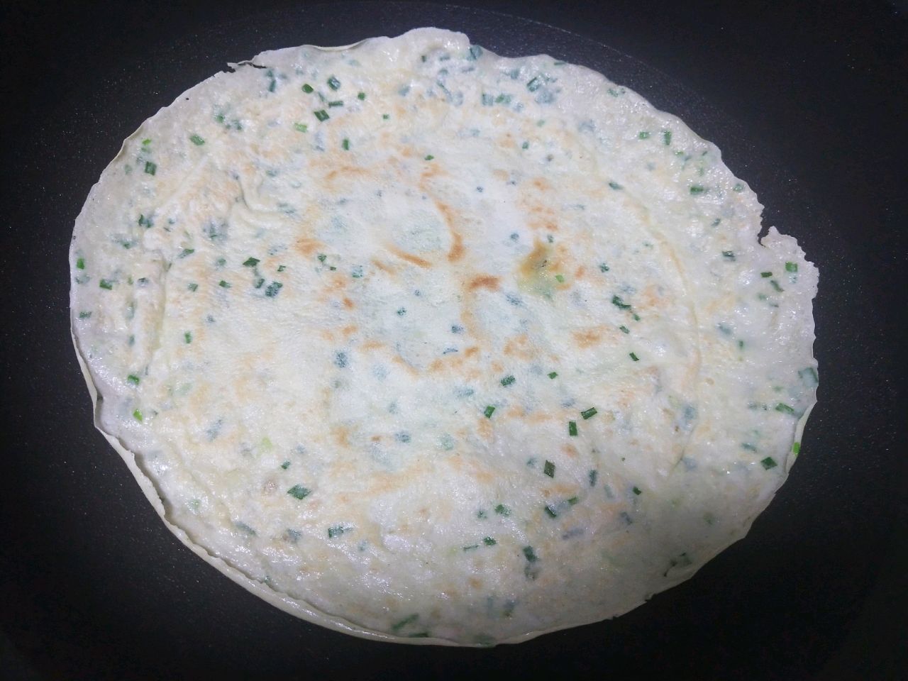 韭菜鸡蛋煎饼