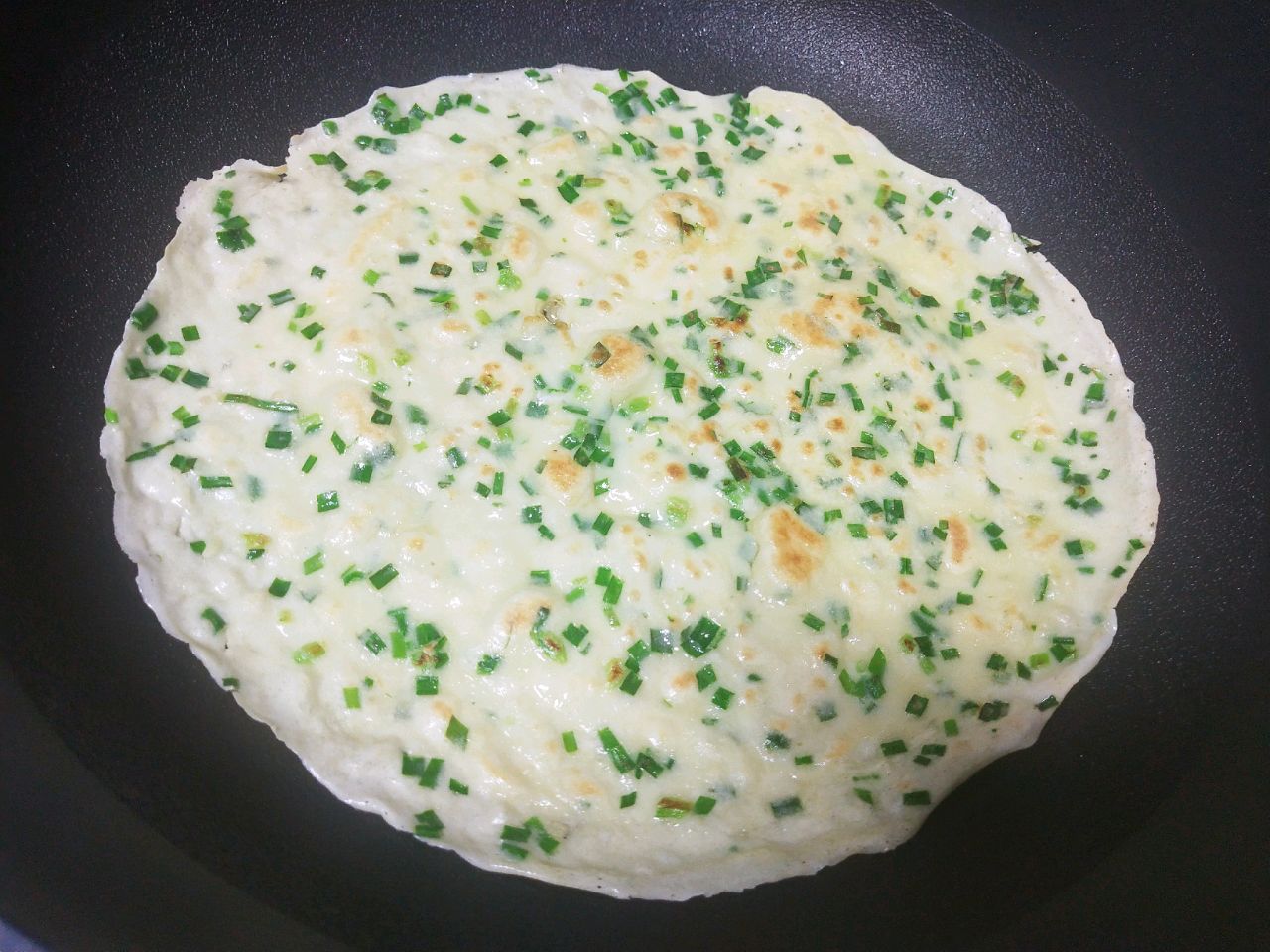 韭菜鸡蛋煎饼