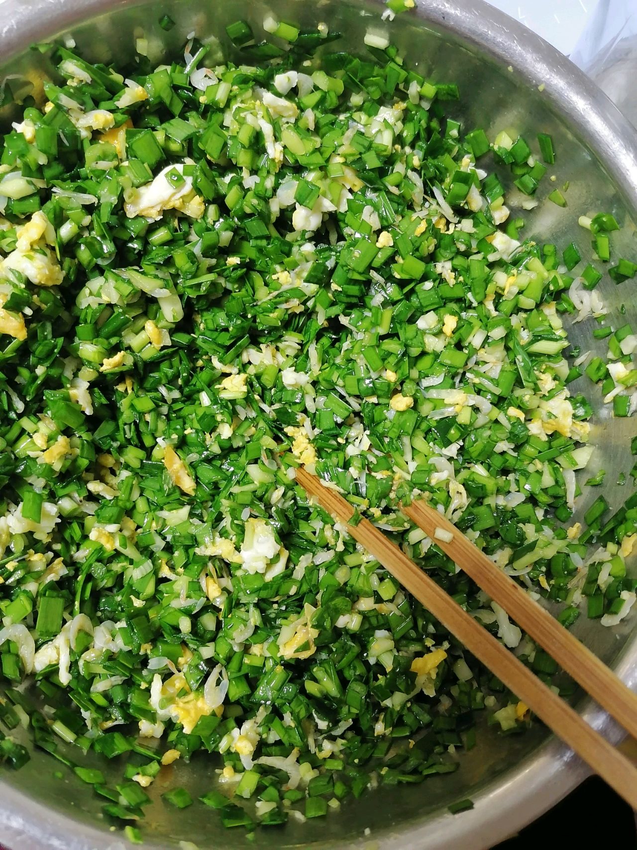 韭菜鸡蛋馅饼