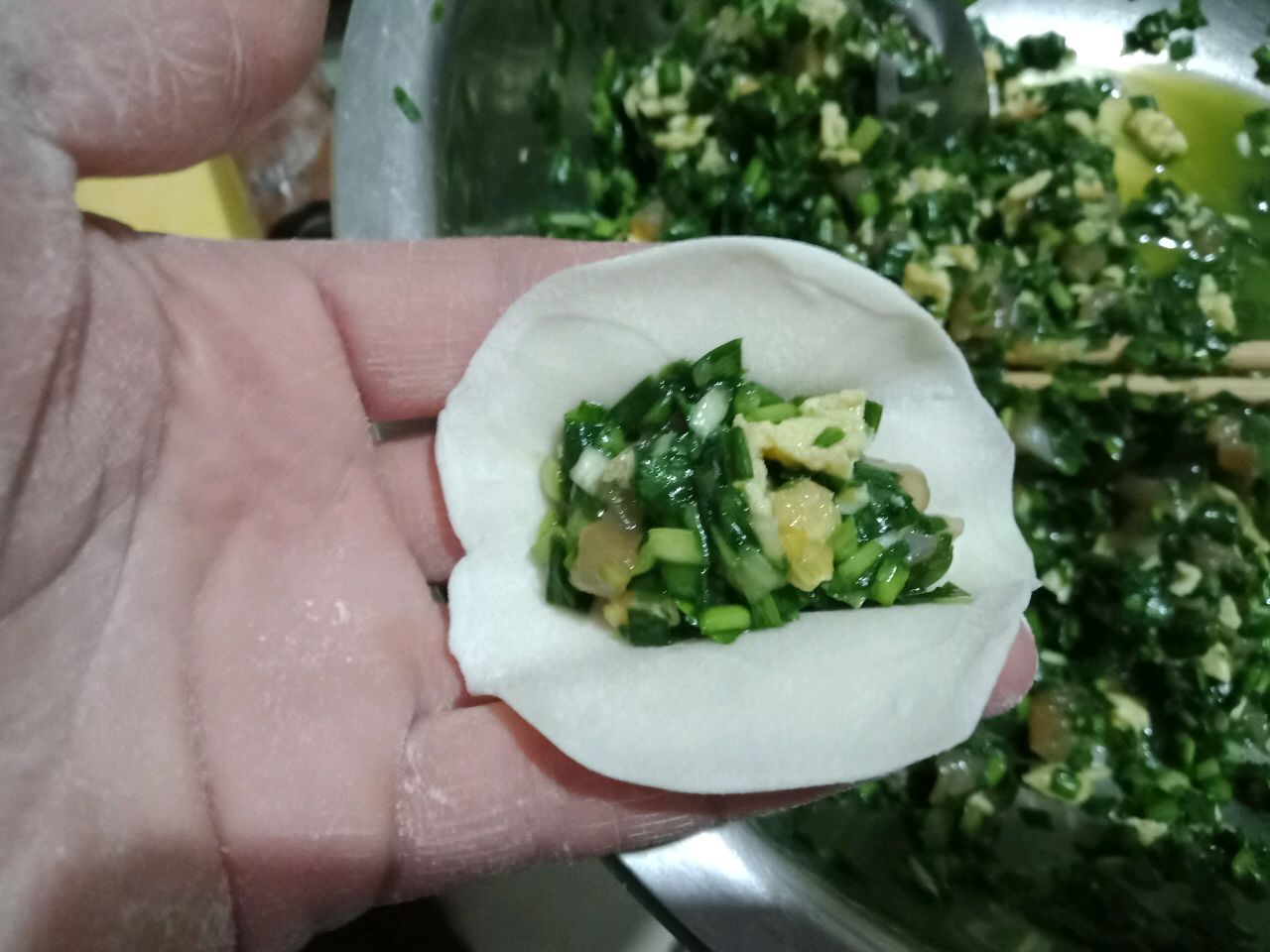 韭菜鸡肉饺子