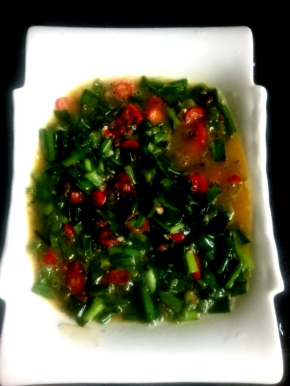 韭菜煎鸡蛋