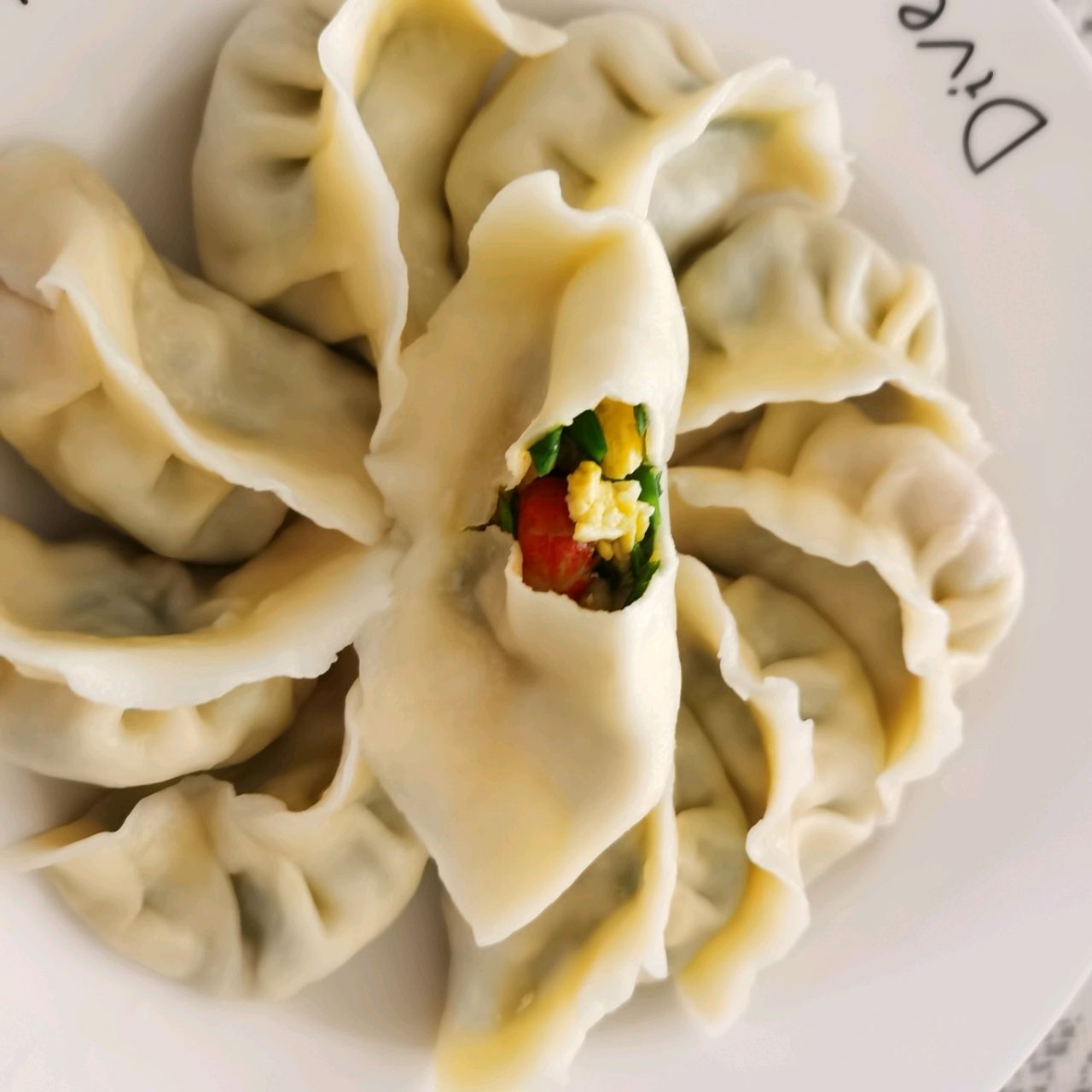 韭菜龙虾馅饺子