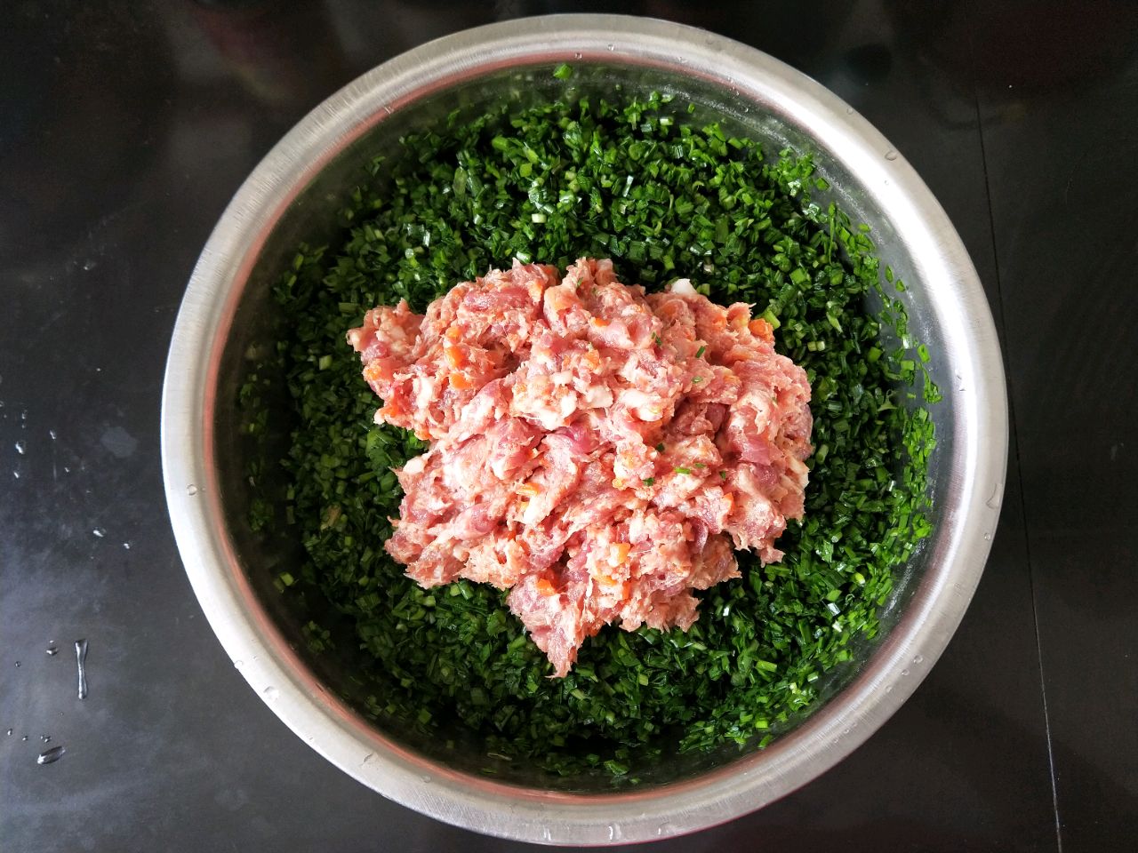 韭菜肉末饺子