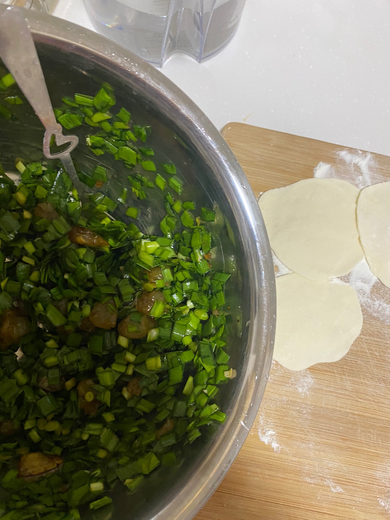 韭菜虾仁饺子