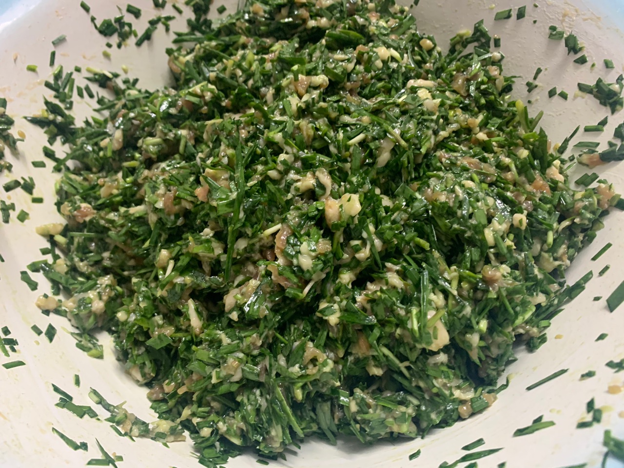 韭菜猪肉饺子（杂粮面）