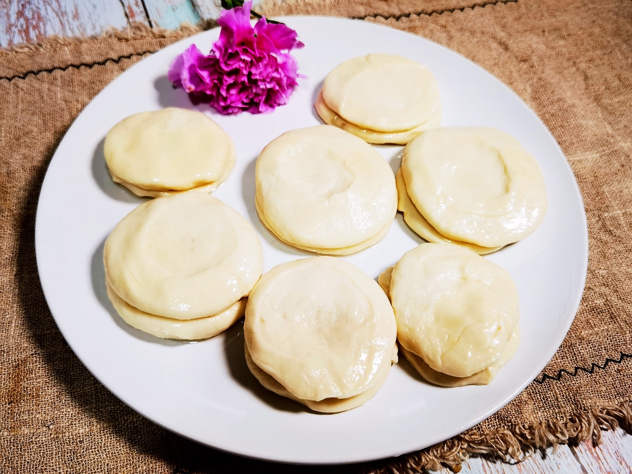 韭黄豆干肉丝卷饼