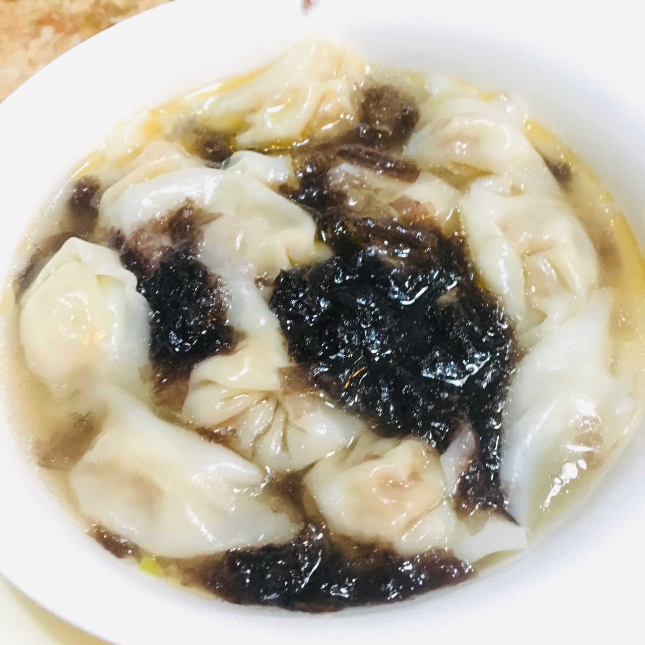 韭黄猪肉混沌