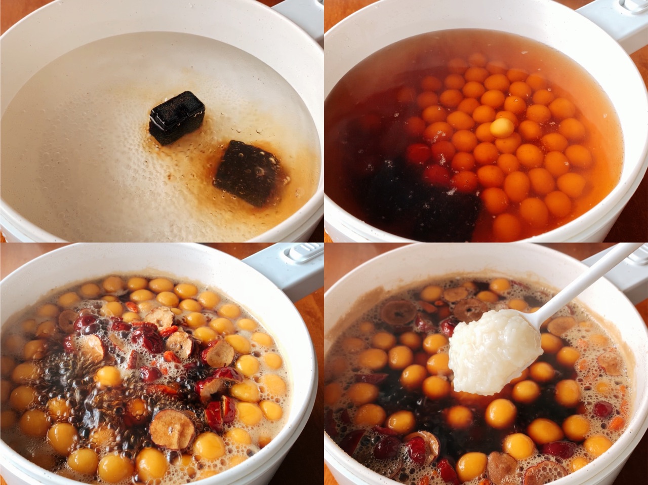 酒酿红薯小圆子：暖胃养颜