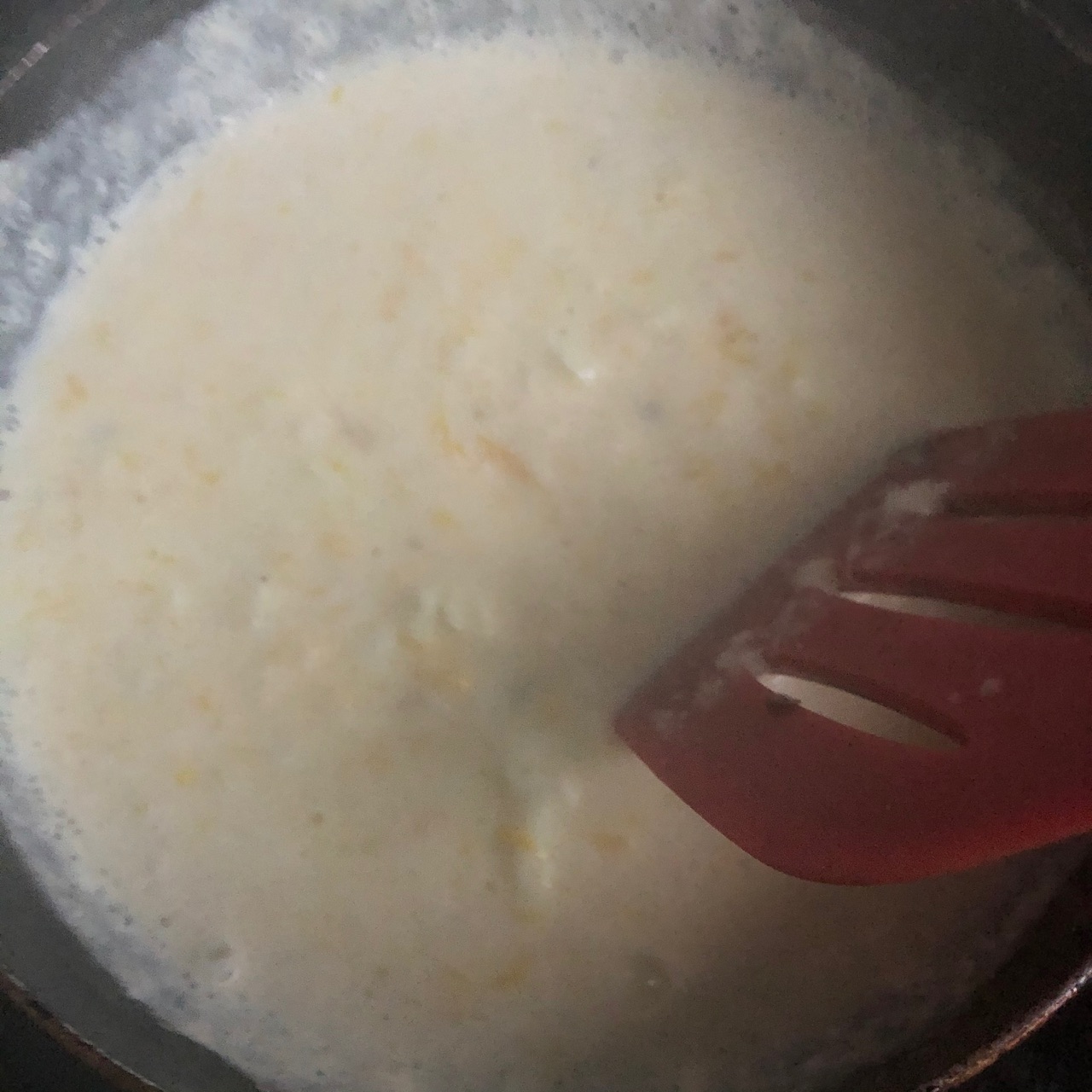酒酿鸡蛋奶香燕麦粥