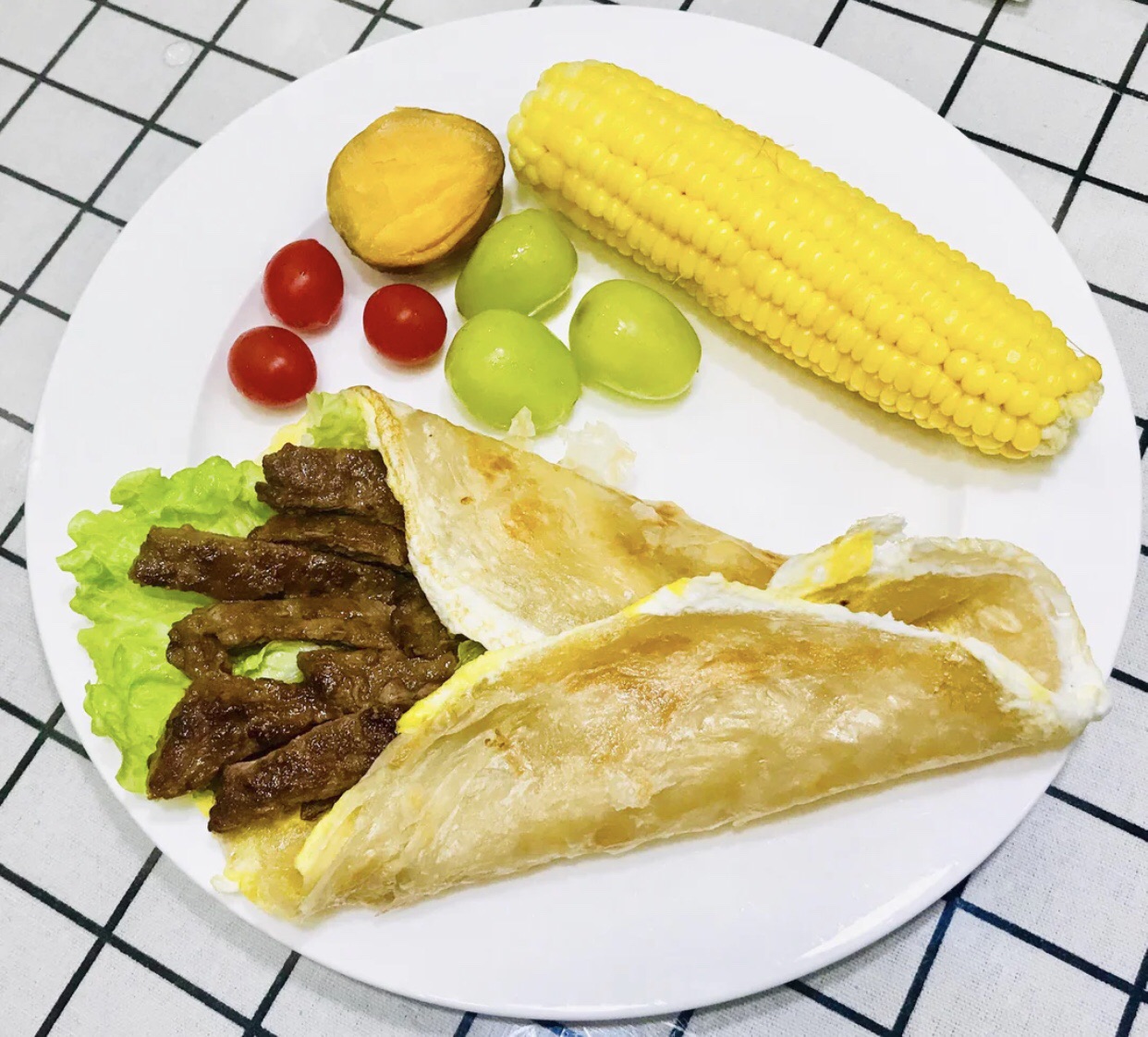 就是喜欢吃肉肉：牛肉手抓饼