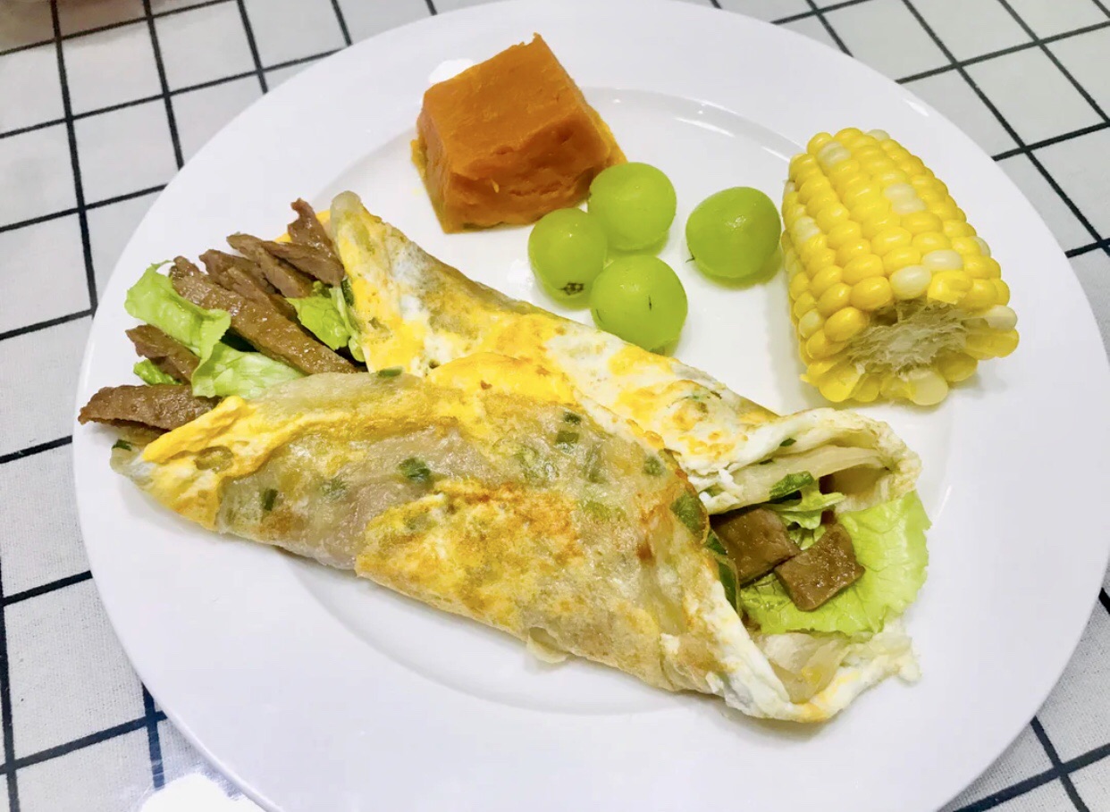 就是喜欢吃肉肉：牛肉手抓饼