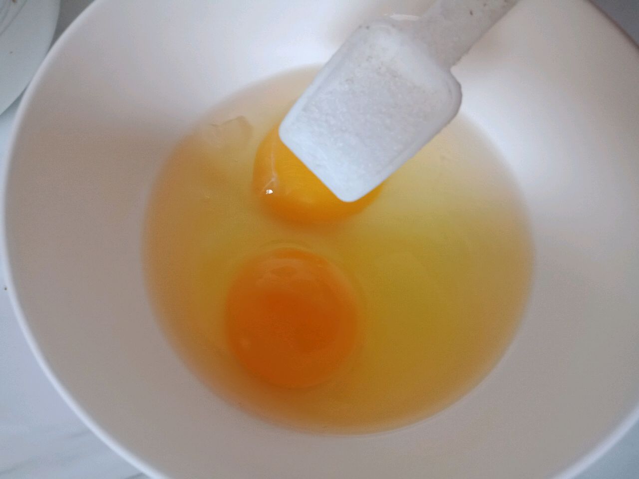 韭香豆腐蒸蛋羹