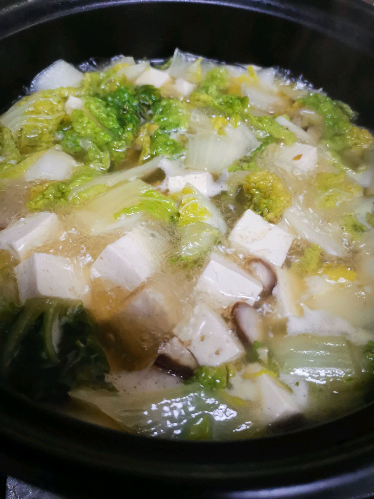 菊花菜油条汤