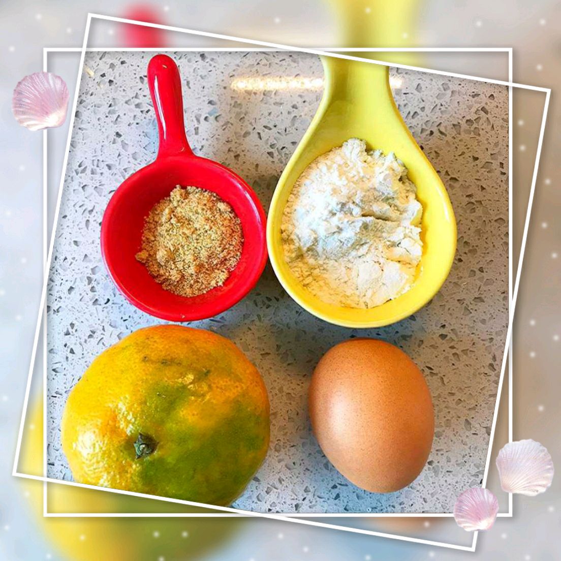 橘子蒸蛋糕