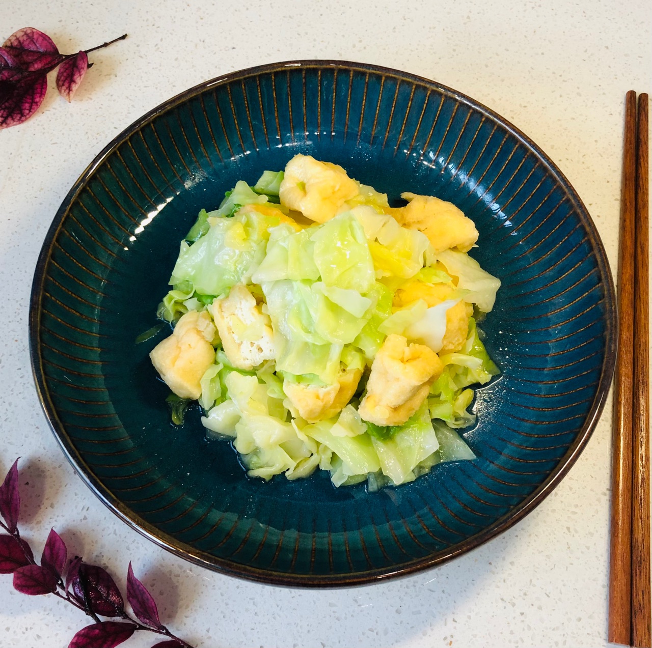 卷心菜油豆腐