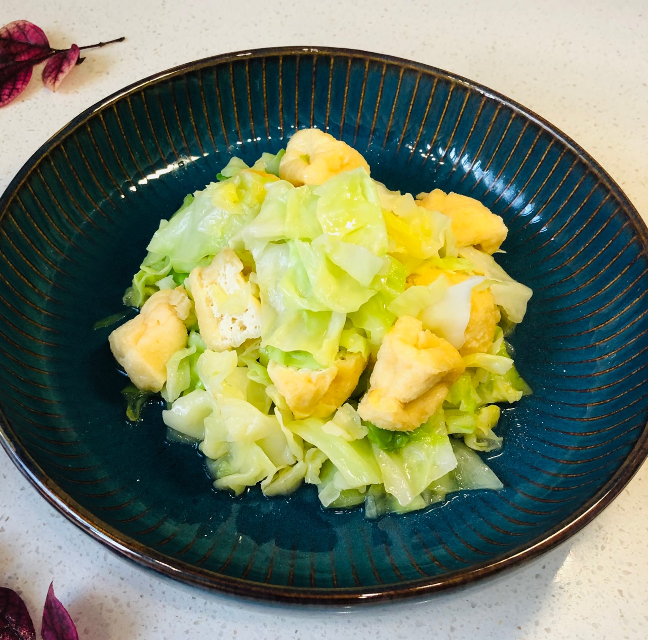 卷心菜油豆腐
