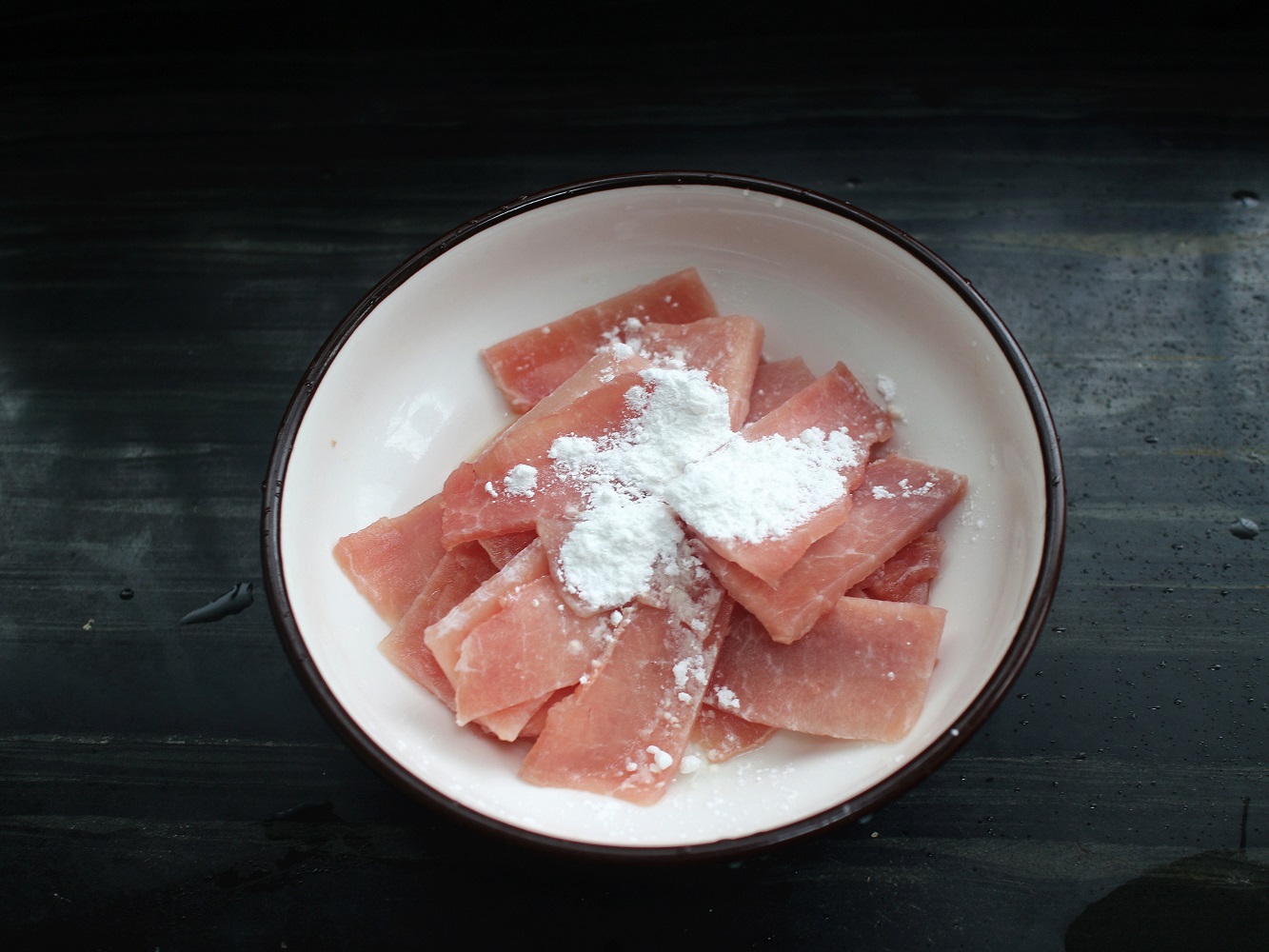 菌菇滑肉片