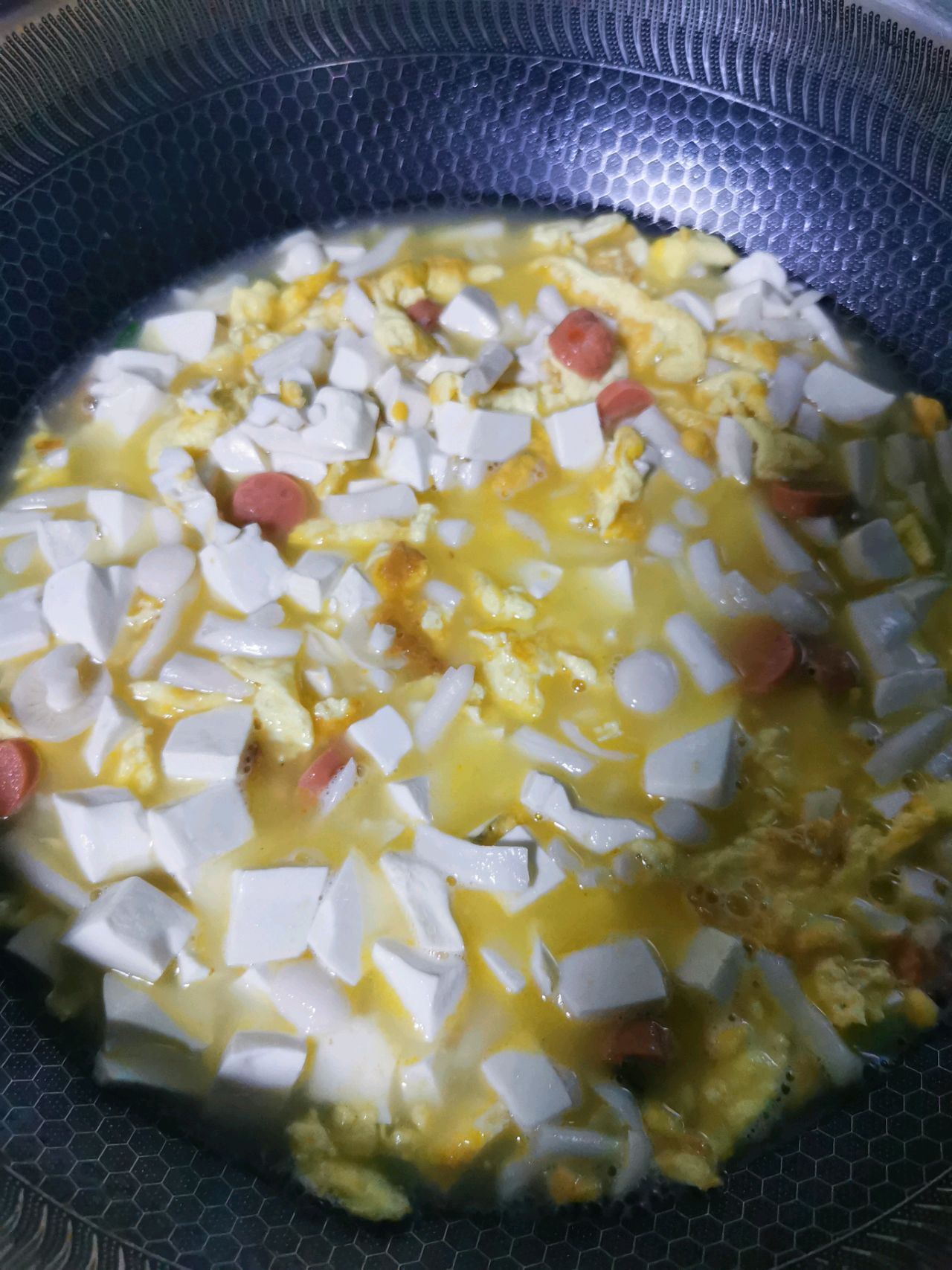 菌菇鸡蛋汤