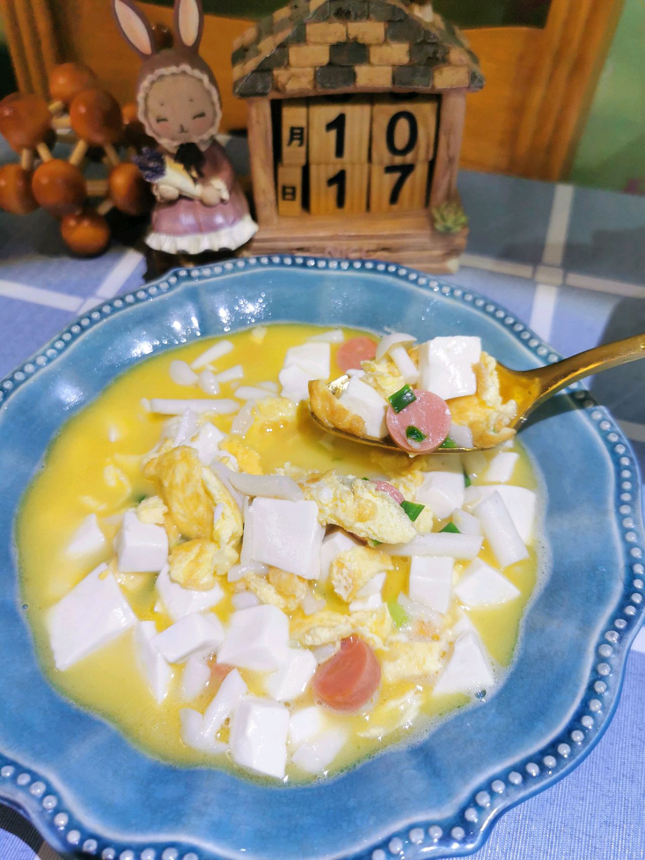 菌菇鸡蛋汤