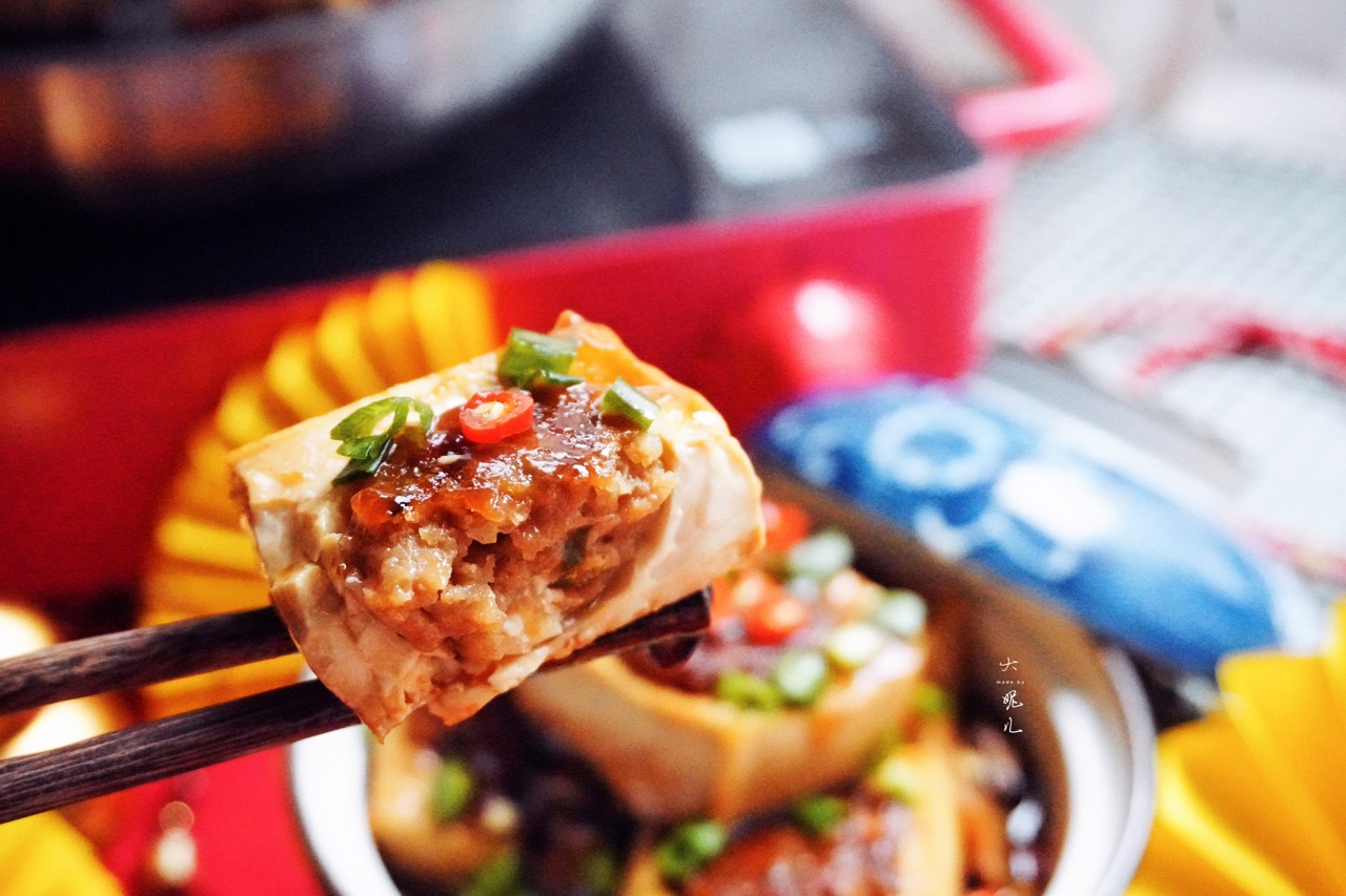 菌香鸿运酿豆腐