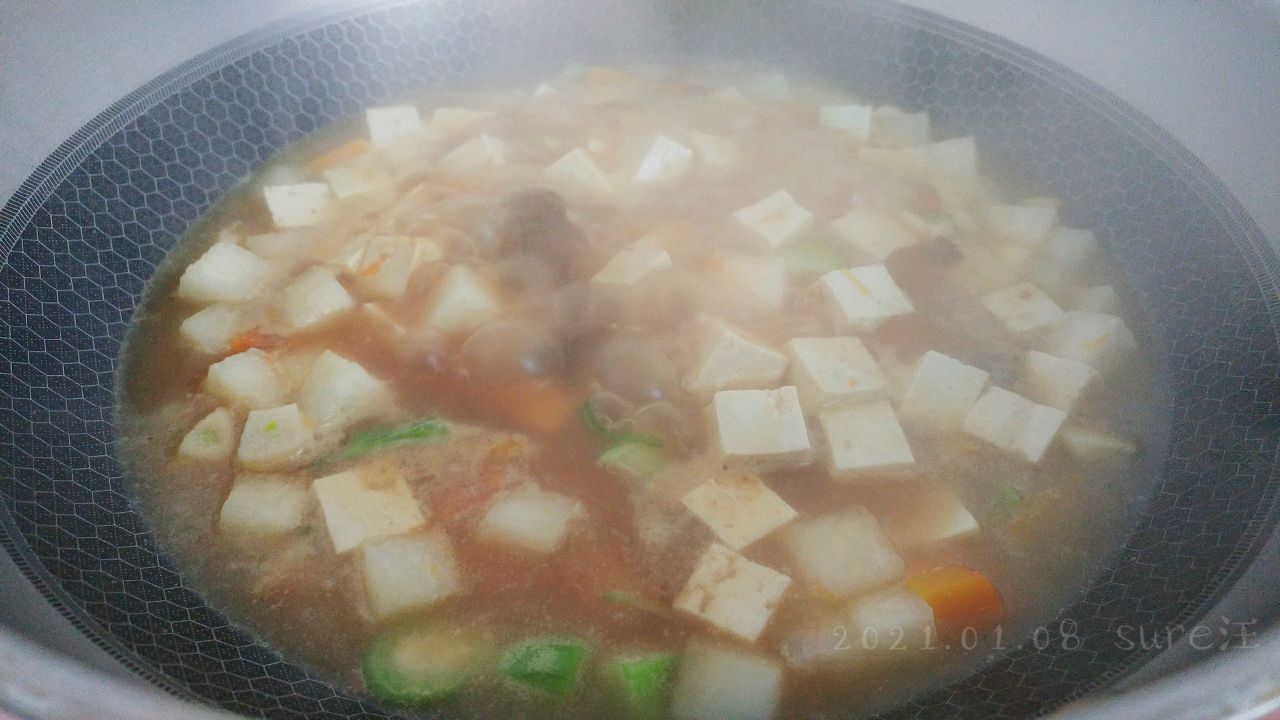 咖喱豆腐素什锦
