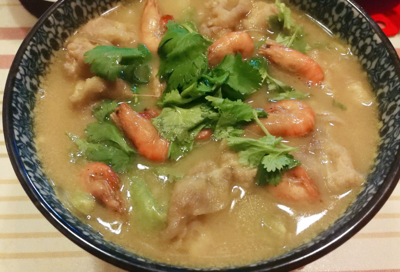 咖喱肥牛粉丝汤