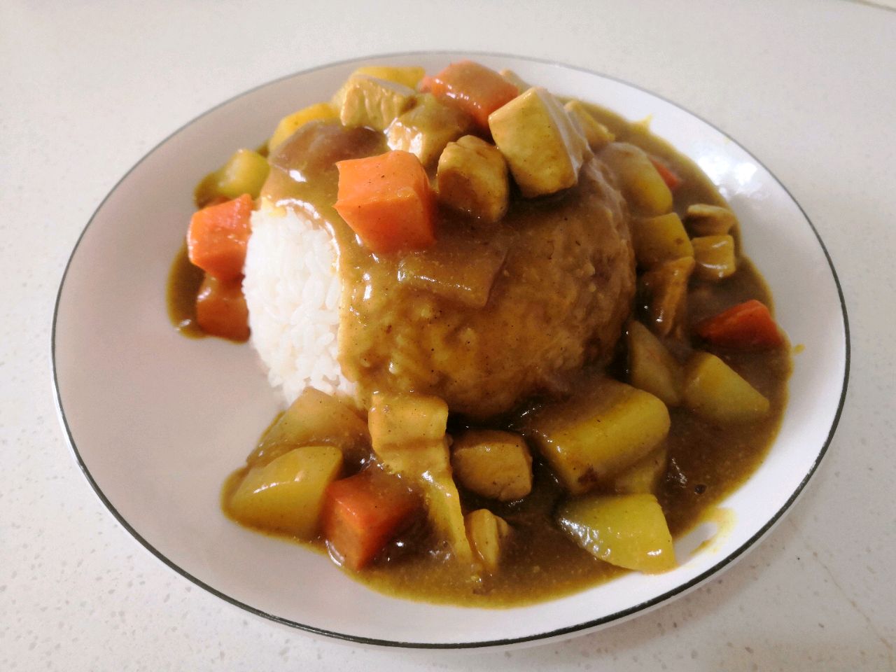 咖喱鸡肉饭