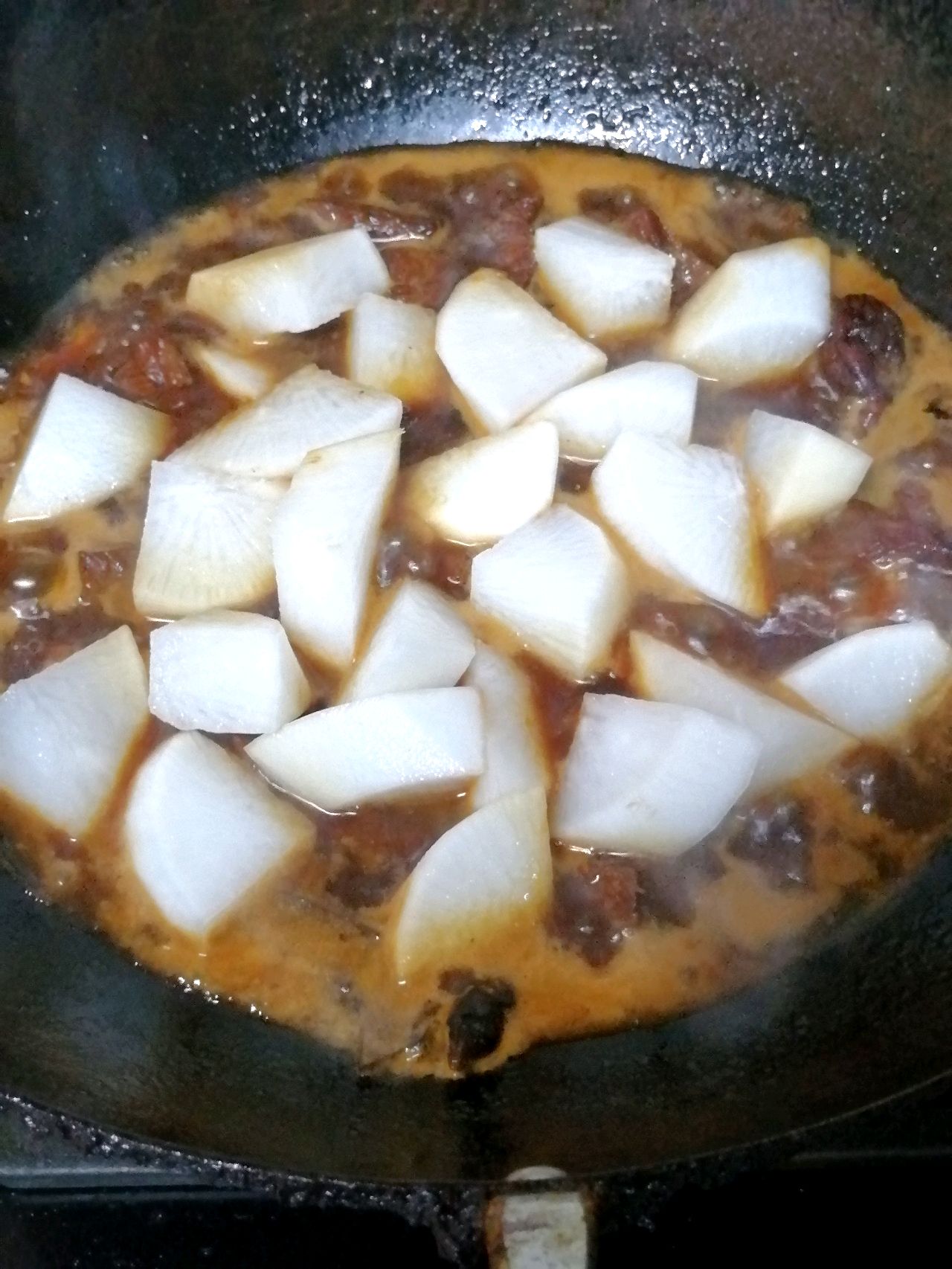 咖喱萝卜炖牛肉