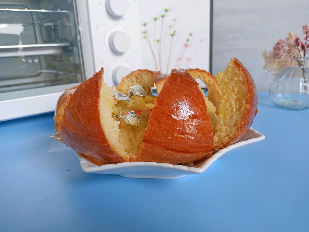 咖喱土豆鸡胸肉面包