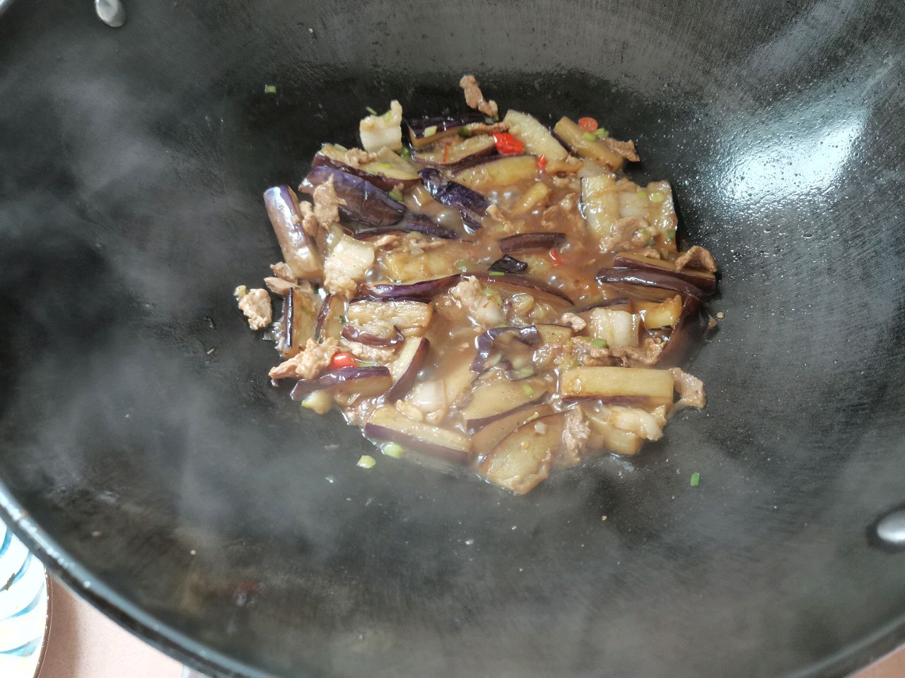 开胃菜•肉丝茄子