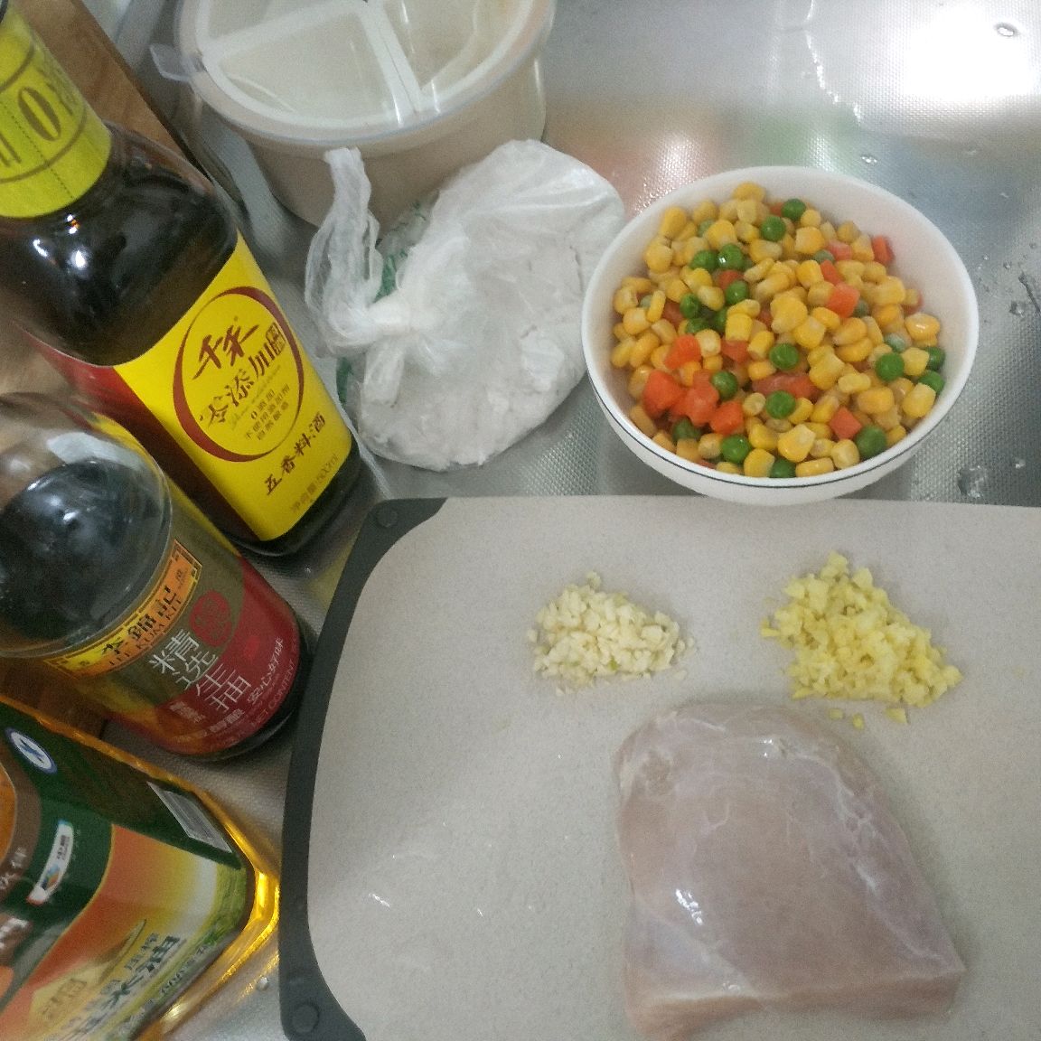 开胃快餐~什锦肉丁