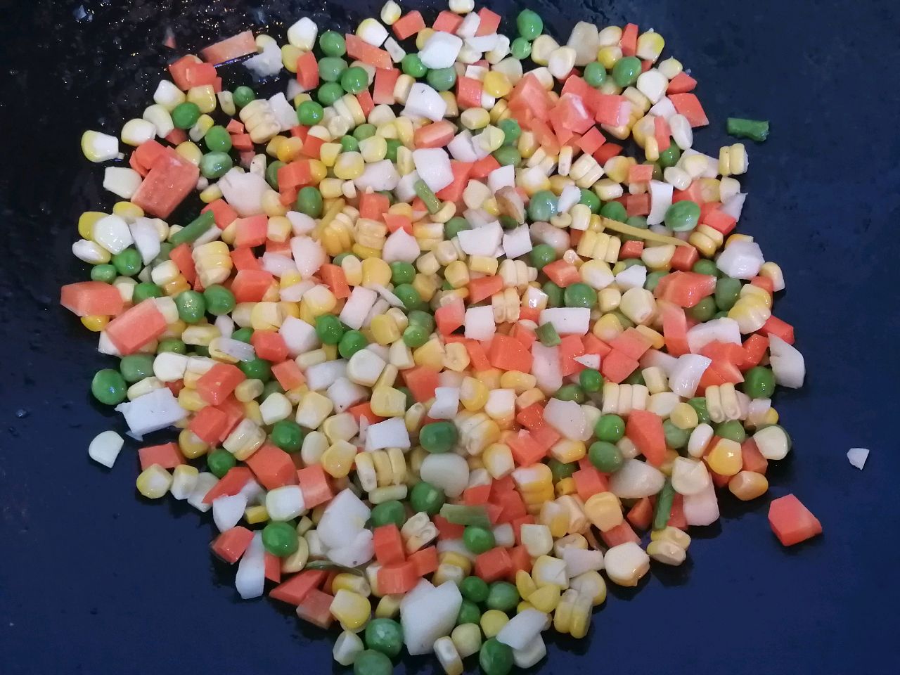 开运菜腰果鸡丁
