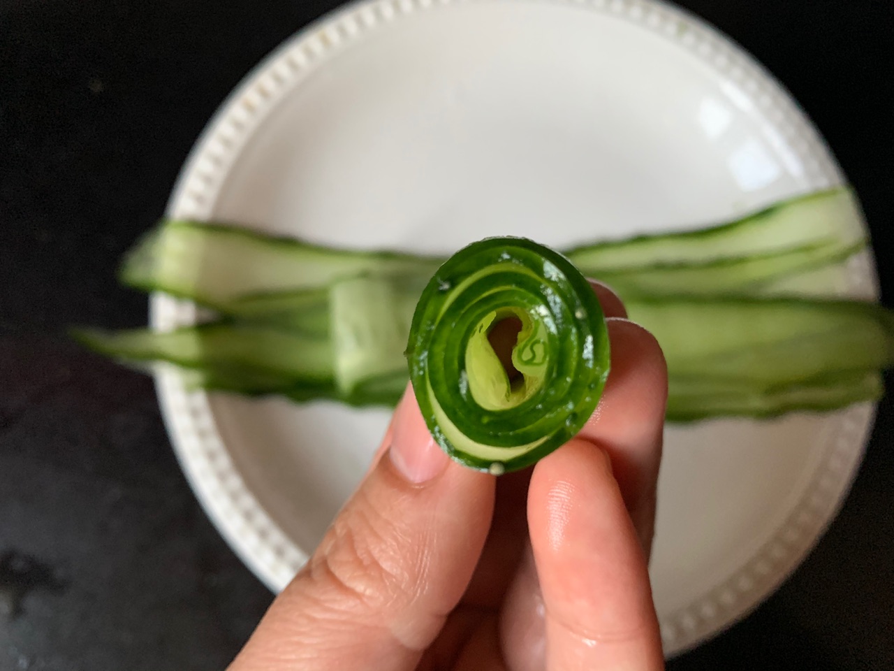 开运年菜黄瓜拌皮蛋