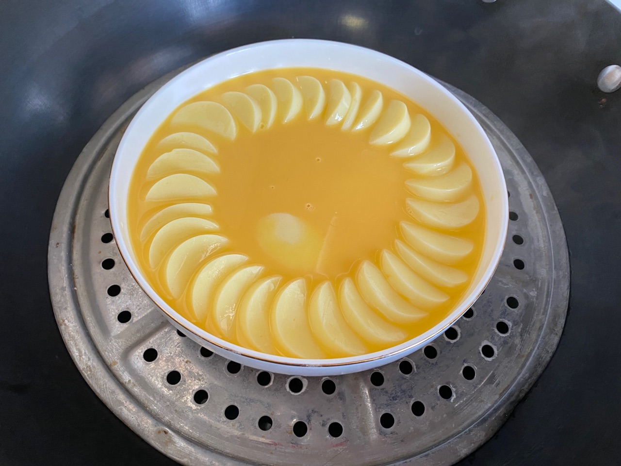 开运年夜饭“蒸蒸日上”,虾仁蒸鸡蛋豆腐