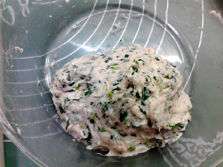 烤肠茼蒿面包