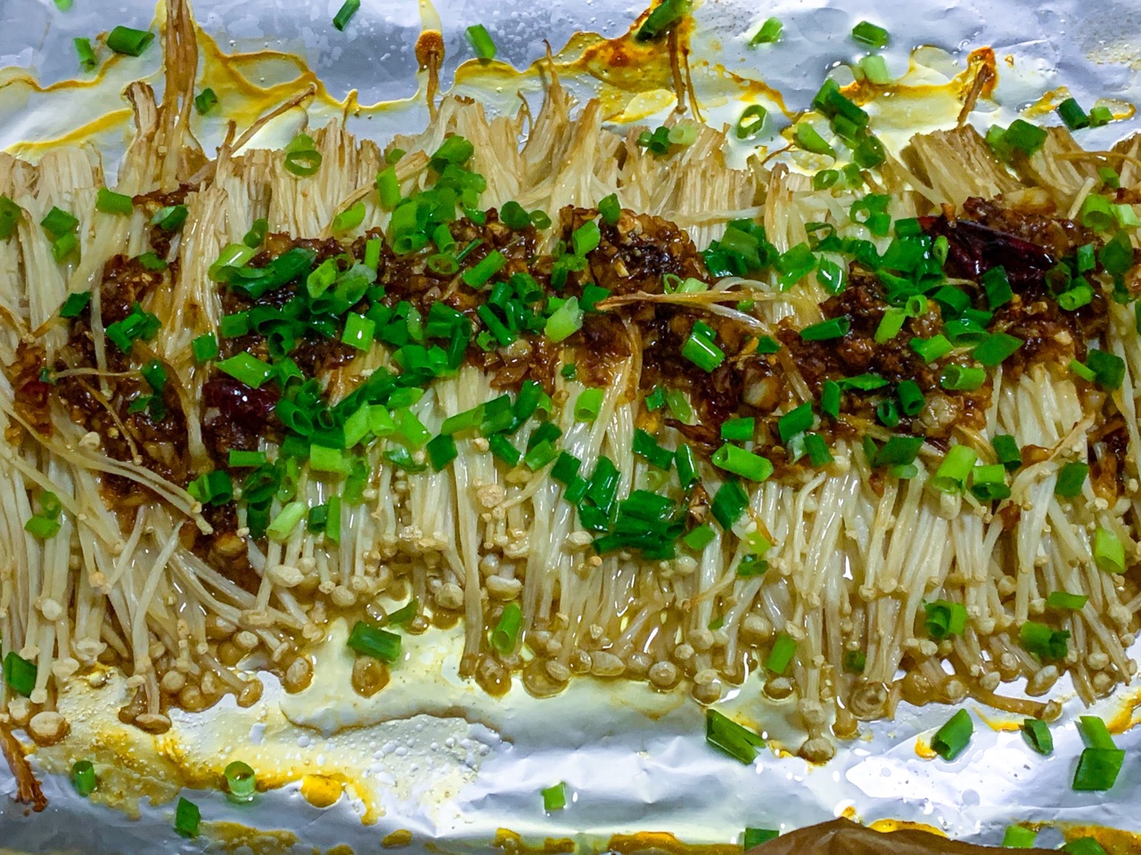 烤蒜蓉金针菇