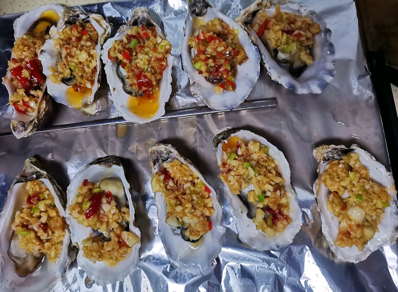 烤蒜蓉生蚝（湖南口味）