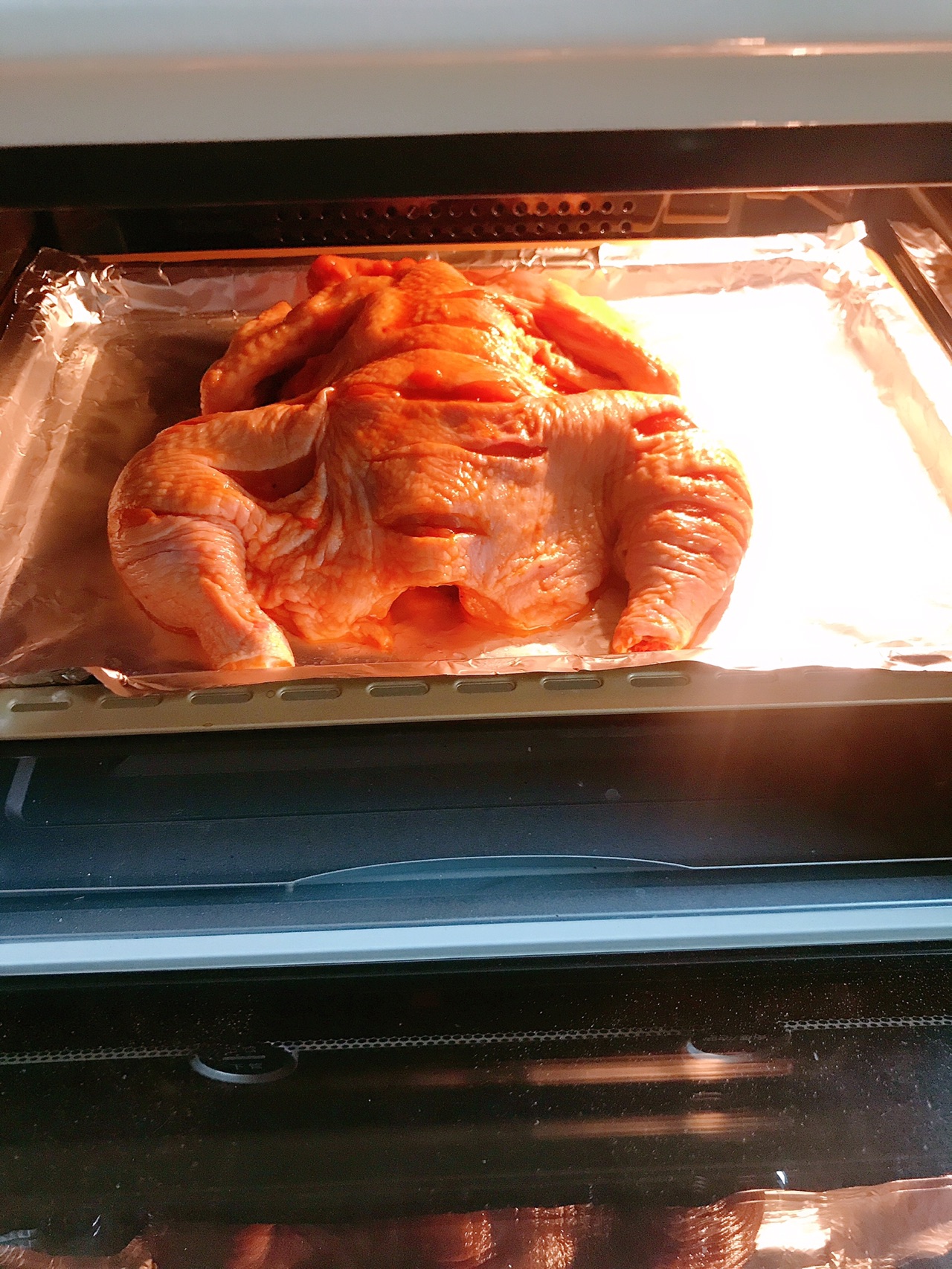 烤箱版奥尔良烤鸡皮酥肉嫩