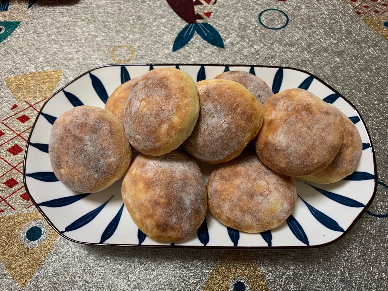 烤箱版的山药烧饼