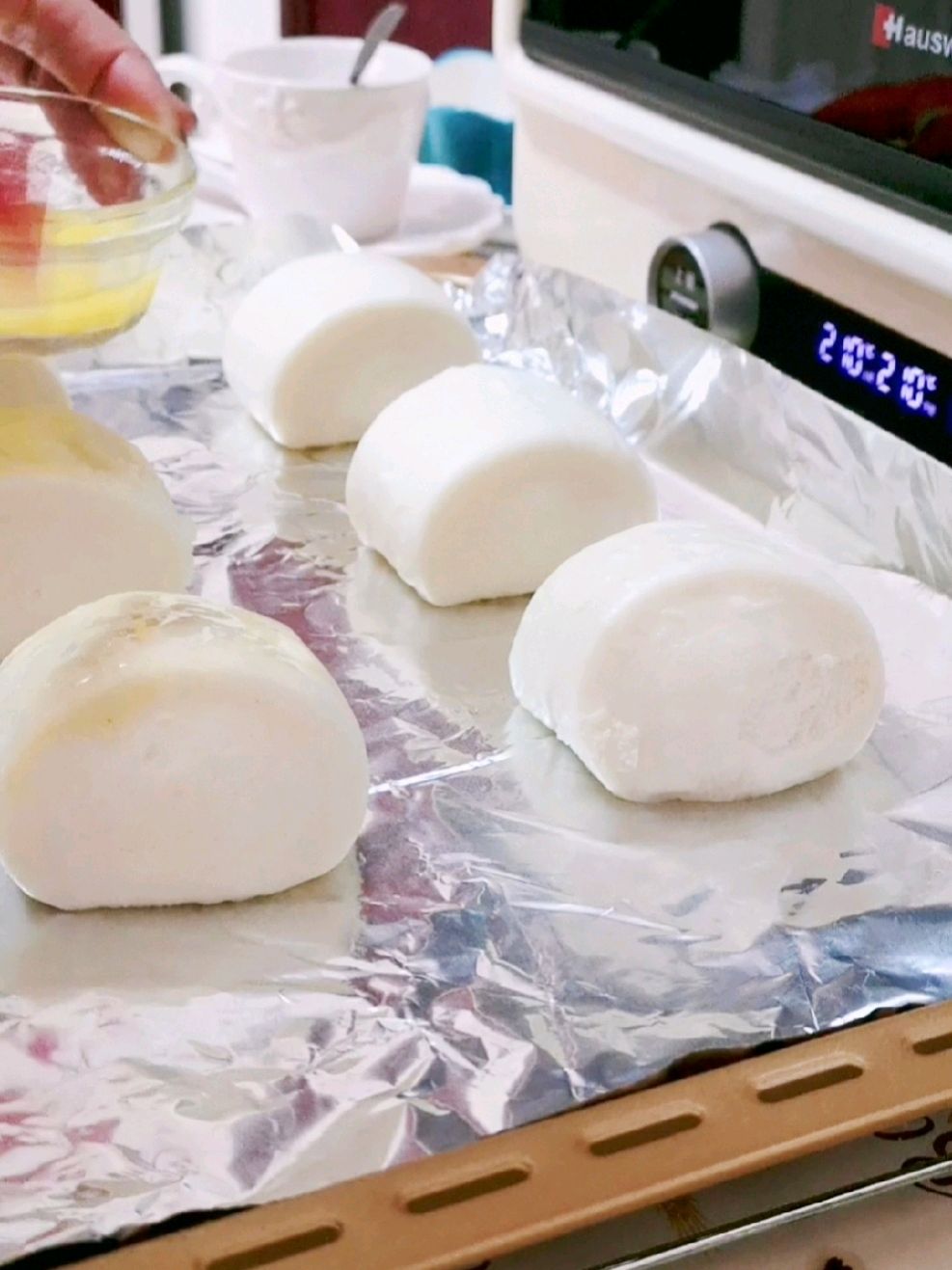 烤箱版黄油馒头