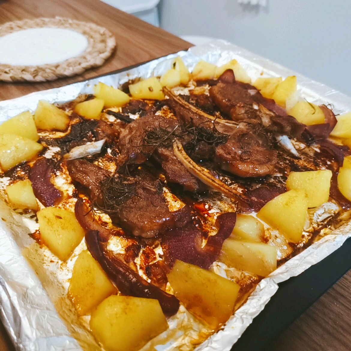 烤箱版烤羊排