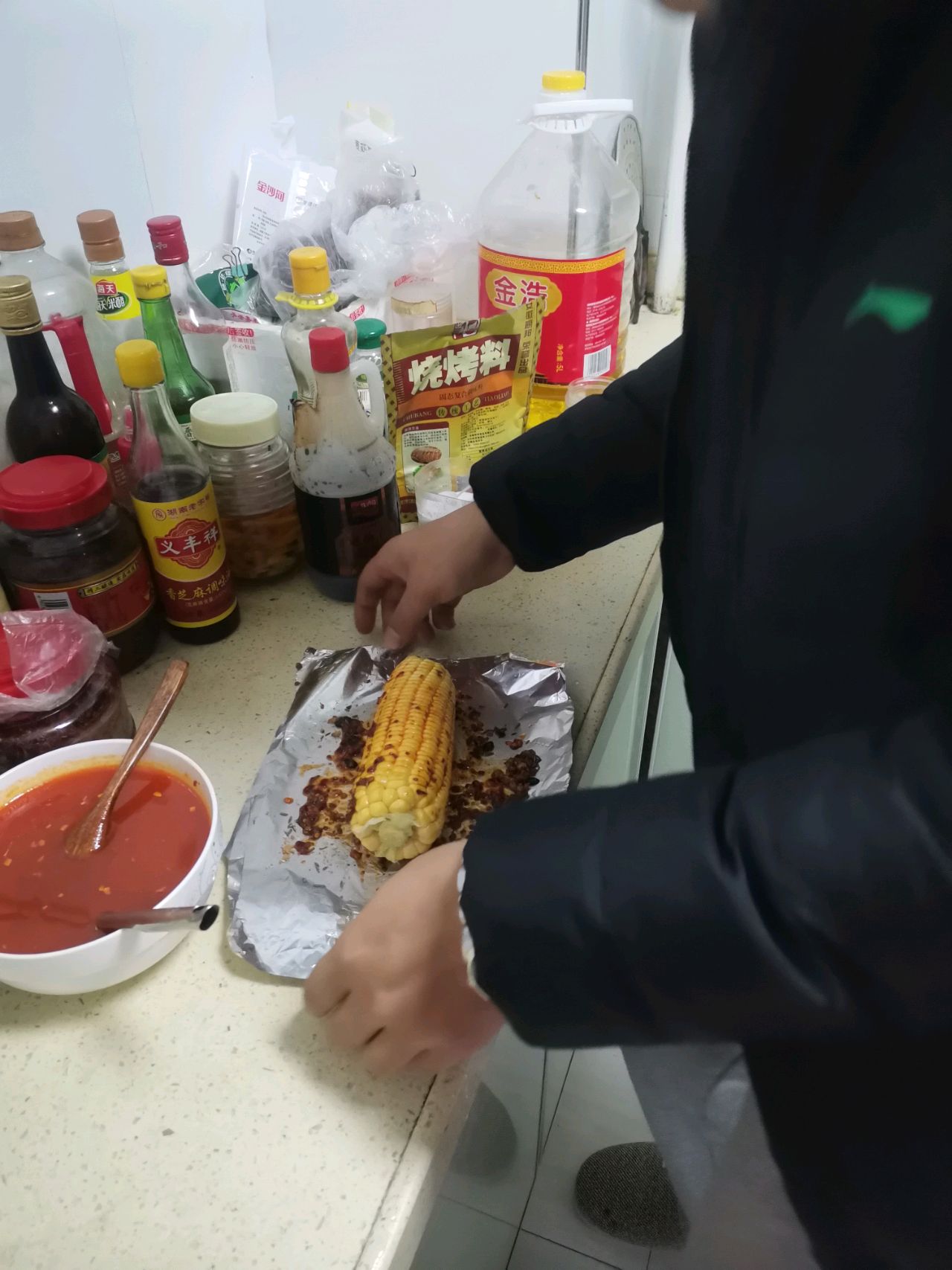 烤箱版烧烤：烤玉米土豆咯
