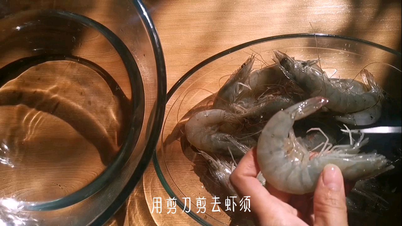 烤箱版蒜泥金针菇虾