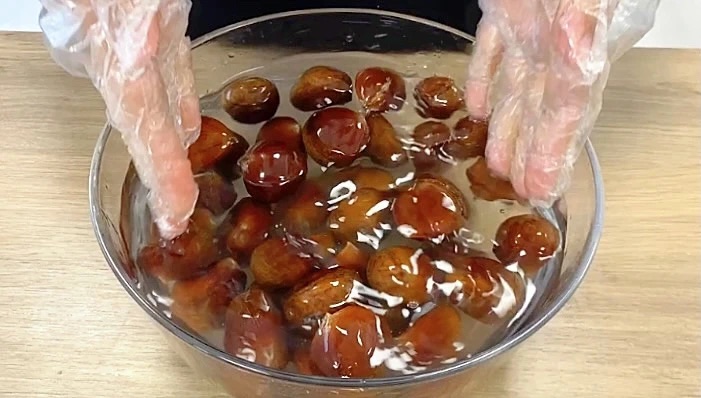 烤箱版糖炒栗子