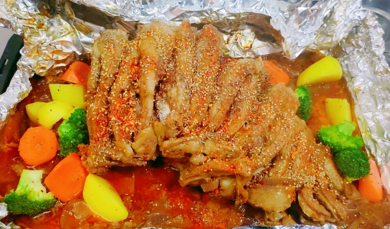 烤羊腿