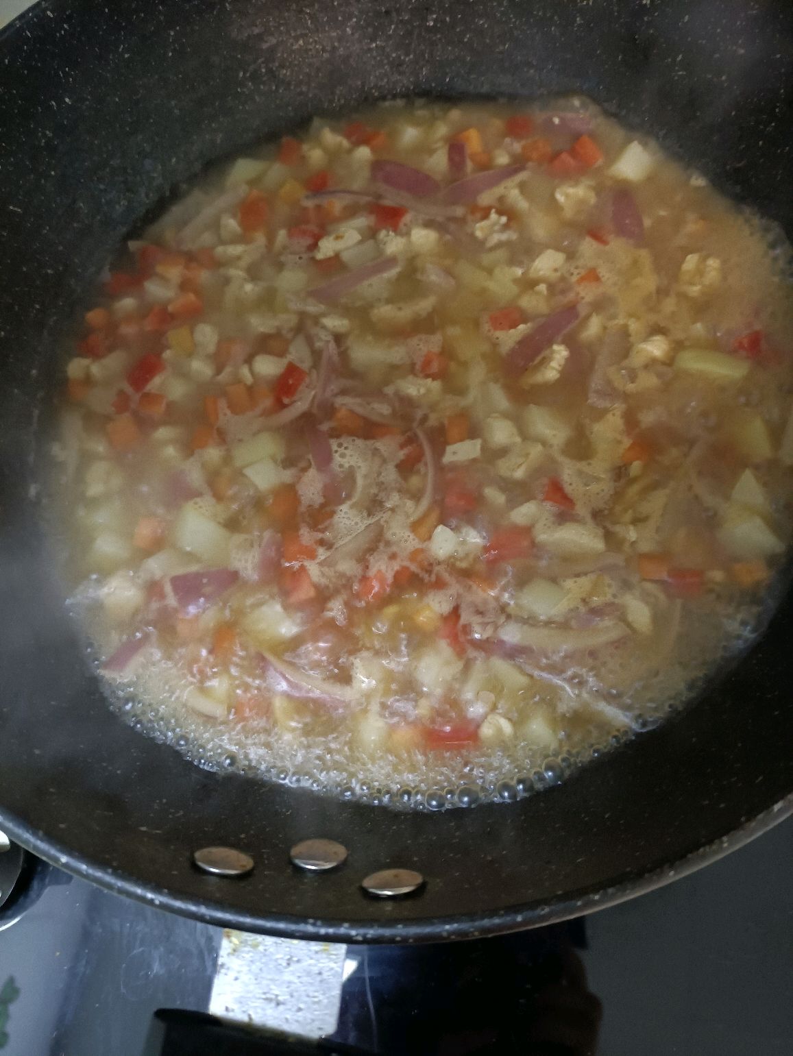 可爱☺咖喱蛋包饭！♥