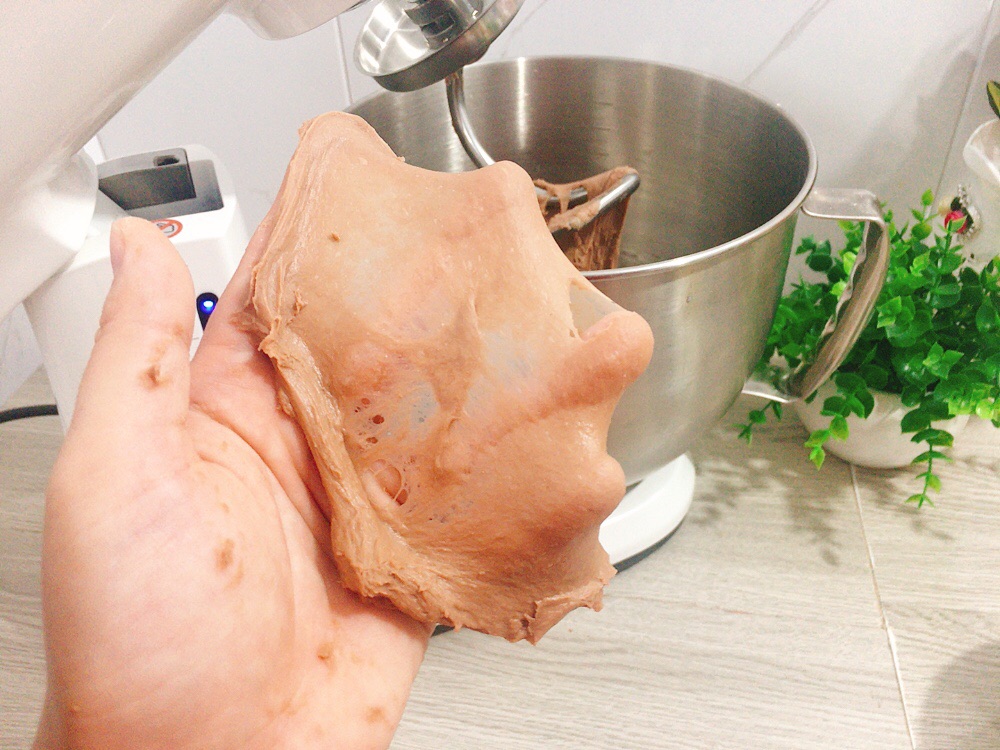 可可蝴蝶结面包