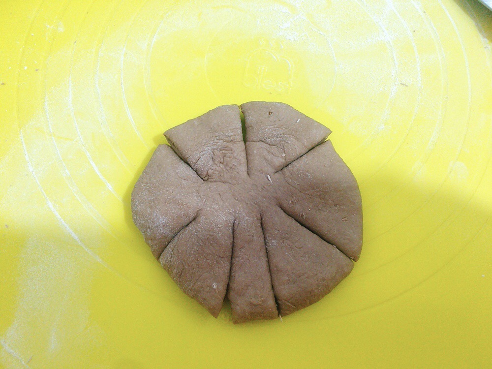 可可蝴蝶结面包