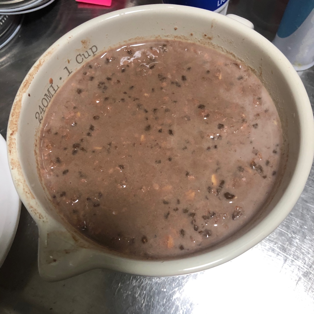 可可燕麦粥伪蛋糕