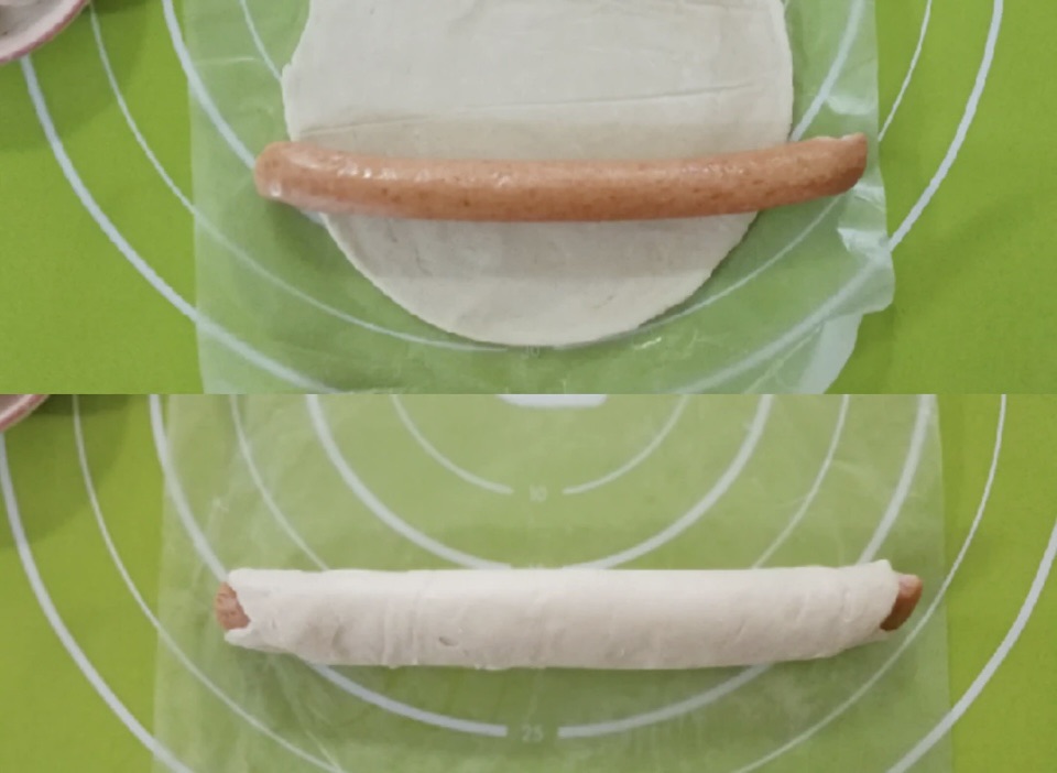 空气炸锅快手早餐【手抓饼披萨】